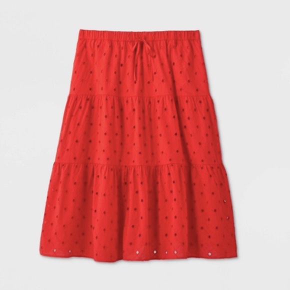 a new day Dresses & Skirts - NWT A New Day Eyelet Midi Skirt